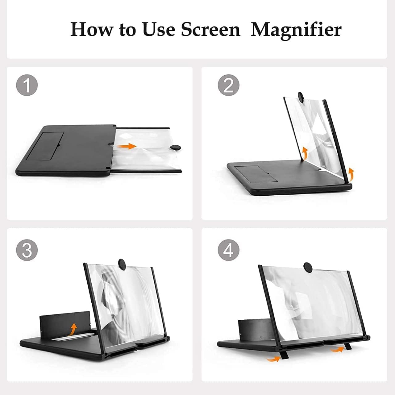 3D Magnifier Mobile Screen