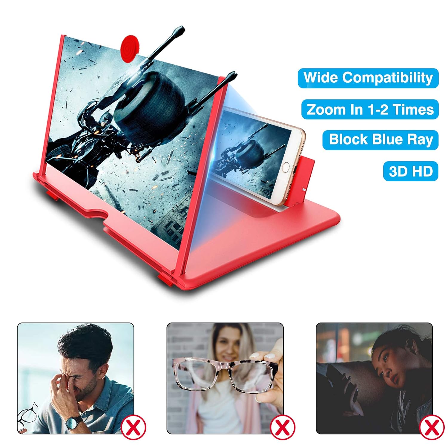 3D Magnifier Mobile Screen