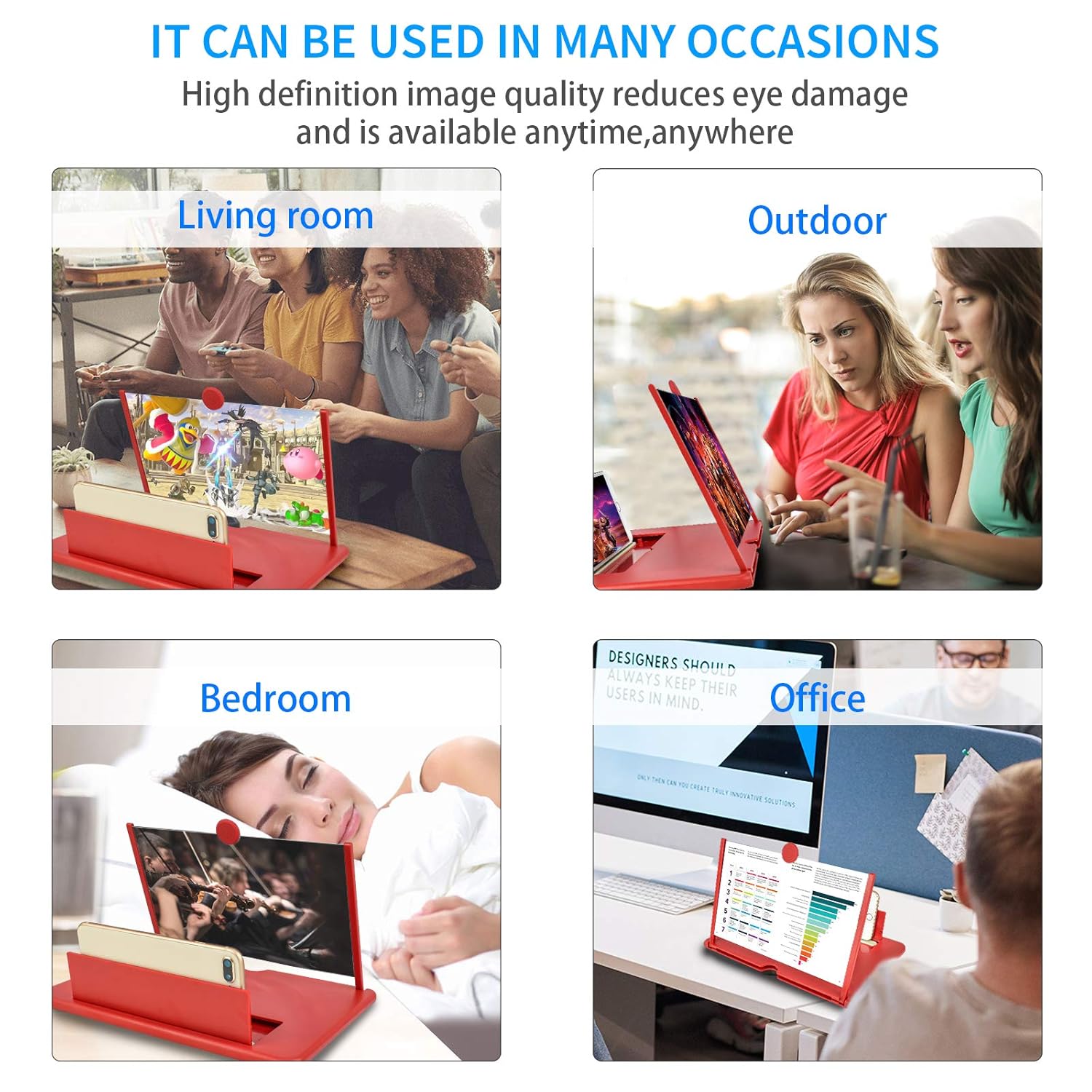 3D Magnifier Mobile Screen