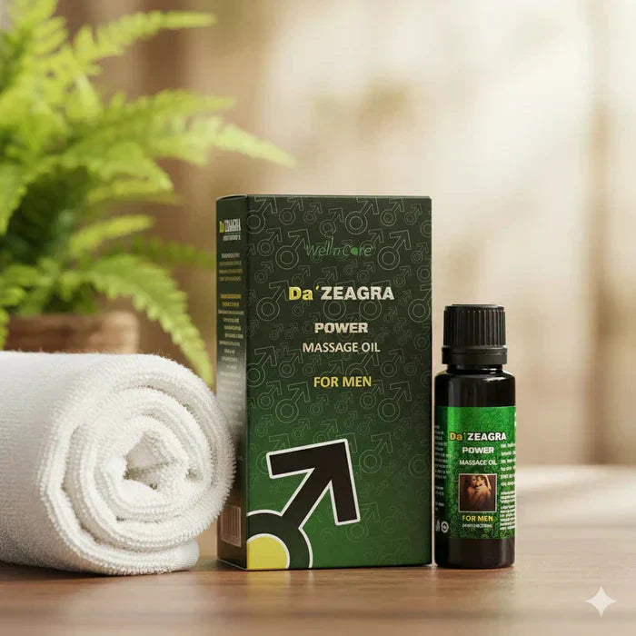 DA ZEAGRA HERBAL POWER MASSAGE OIL - NEW FORMULA